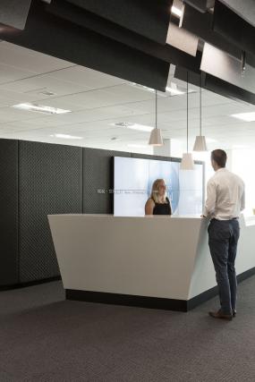 房地产公司前台装修设计图片大全