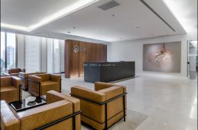 高端玩具公司前台装修图片