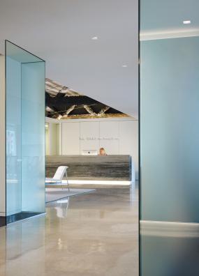 房地产公司前台装饰设计效果图片