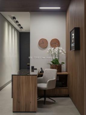最新房地产公司前台装饰效果图