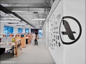 2018年互联网公司吊顶装修效果图