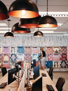 金融公司吊顶装修设计效果图片