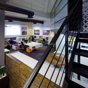 最新电子科技公司吊顶装饰效果图