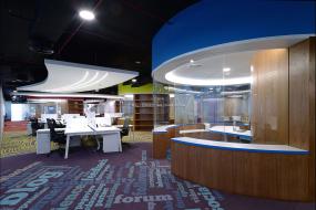 投资公司吊顶装饰效果图