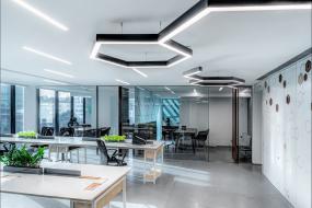 金融公司吊顶装修高清效果图