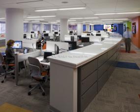 金融公司吊顶装修实景图图片大全