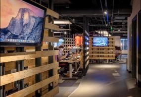 房地产公司吊顶装潢设计效果图片