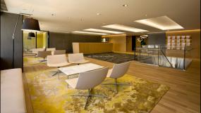 办公室木地板设计装饰效果图