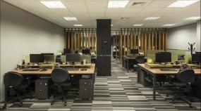 培训教育公司吊顶装修设计效果图大全