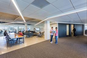 生物科技公司吊顶装修实景图图片