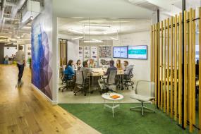 办公室木地板设计效果图片