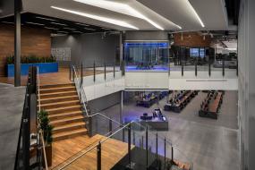 科技公司木地板装饰装修效果图大全