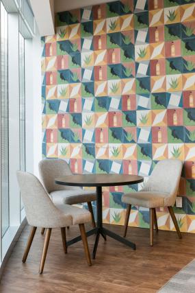 科技公司木地板装饰效果图大全