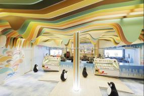 冰淇淋店装饰设计效果图片