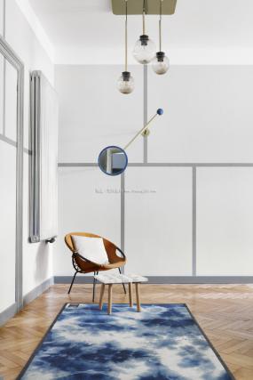 金融公司木地板设计装潢图片