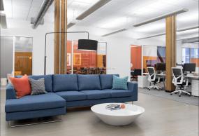 金融公司木地板图片装修