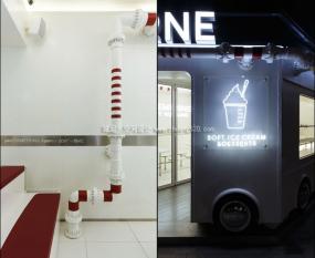 高档冰淇淋店装修图片大全