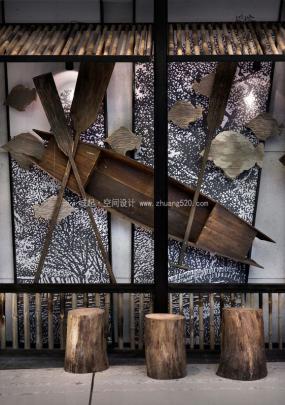 最新烧烤店设计装饰效果图片