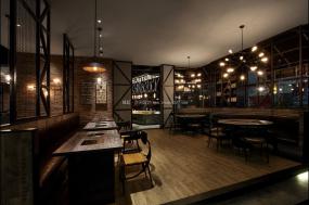 烧烤店装修设计效果图片库