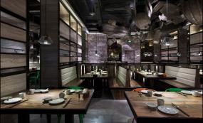 烧烤店精装修设计图片