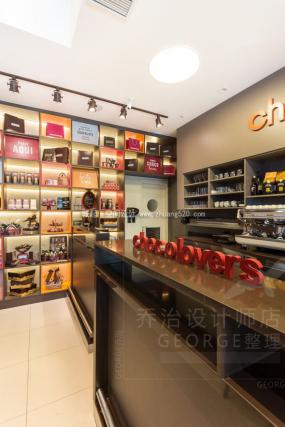 最新巧克力店设计装饰效果图