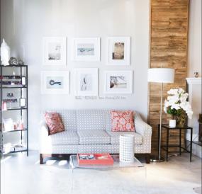 小型美甲店装修装潢效果图