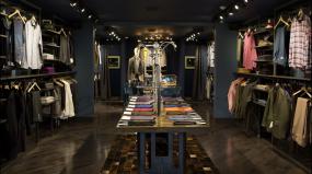 专业男装店内装修设计图片