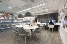 办公室实木地板室内装修效果图大全