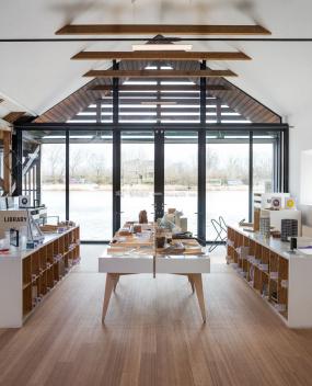 办公室实木地板设计装修效果图