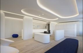 办公室实木地板装修高清效果图