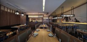 韩国料理店设计与装修效果图