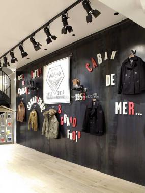 品牌男装店装饰装修图片