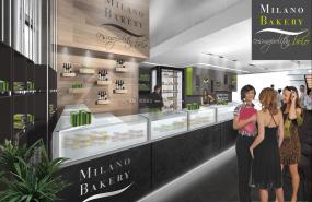 高端面包店装修效果图