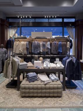 品牌男装店装潢设计图片
