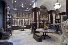 品牌男装店装潢设计效果图片