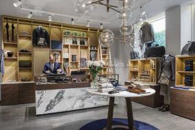 高端品牌男装店装修图片