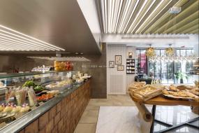 高档面包店装修图片