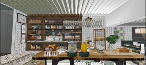 高档面包店装修效果图大全