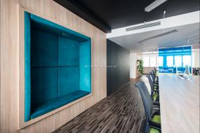 公司地板装修实物图片