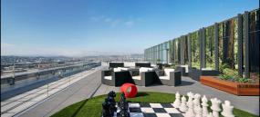 最新办公室户外休闲区装修设计效果图