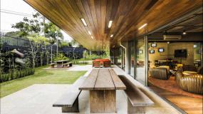 办公室户外休闲区装修效果图片