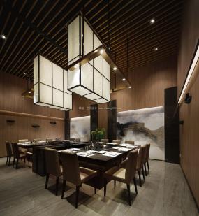 高档日式餐厅装修图片