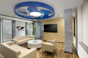 办公室复合木地板装修效果图大全