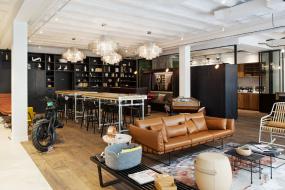 办公室复合木地板室内装修效果图大全