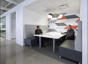 公司休闲区装修实景图图片