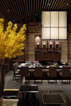 高档日式餐厅装修图片大全