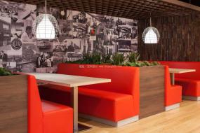 公司休闲区装修实景图片