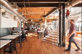 办公室复合木地板装饰装修图片