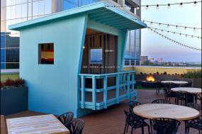 最新办公室户外休闲区效果图