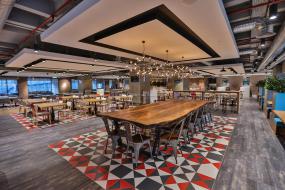 办公室多层木地板装修设计效果图大全